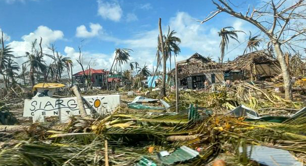 Les Philippines, ravagées par le typhon Rai.